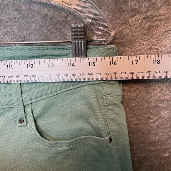 Levis Women Classic Preppy Turquoise Mid Rise Stretch Ankle Skinny Denim Jean 12 - Picture 6 of 10